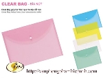 File clear bag Deli A4 96183 (túi đựng bài kiểm tra)